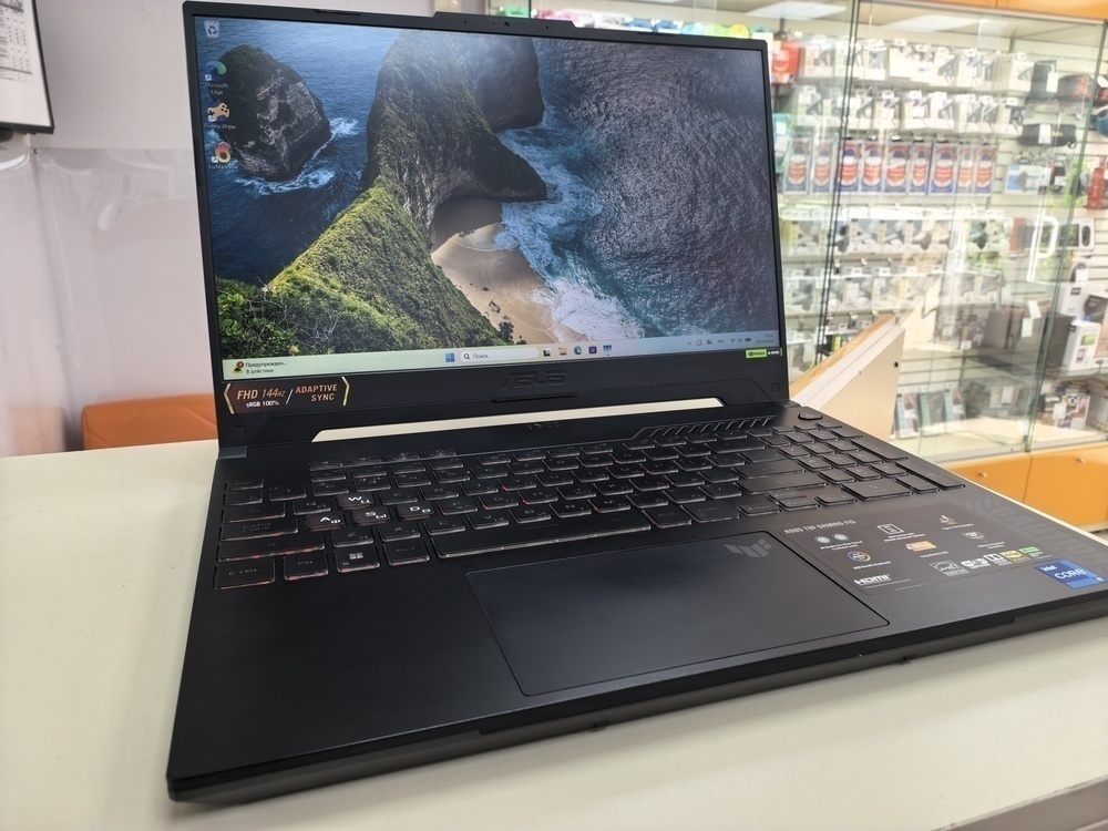 Ноутбук ASUS TUF Gaming F15 FX507ZI4-LP030; Core I7-12700H, GeForce RTX 4070, 32 Гб, 1 Tb, Нет