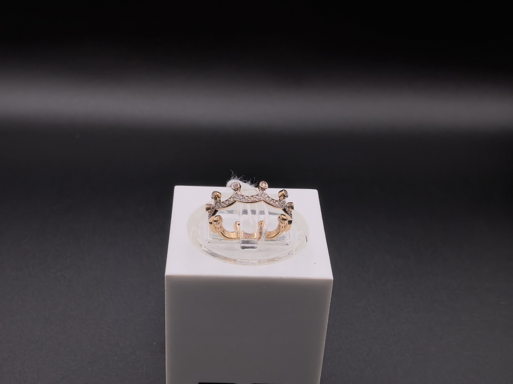 КОЛКМИ585 КОЛЬЦО С КАМНЯМИ (Au 585)