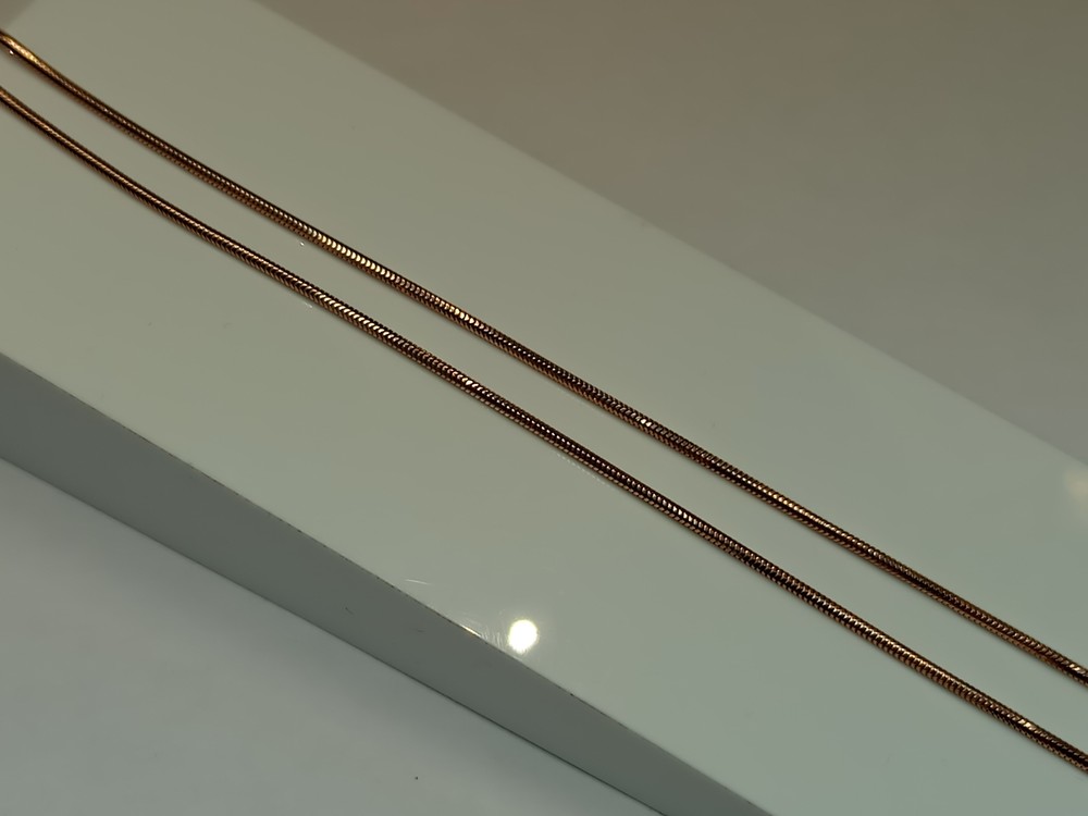 ЦПЖГ585 ЦЕПЬ ПУСТОТЕЛАЯ Жгут(снейк) (Au 585)