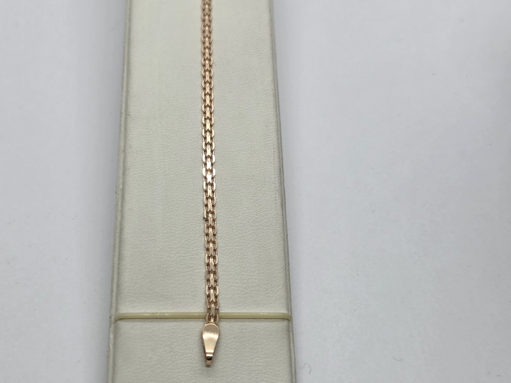 БРАСЛЕТ ПОЛНОВЕСНЫЙ Бисмарк машинный (Au 585)