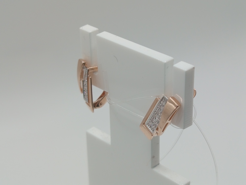 СЕРЬГИ С КАМНЯМИ (Au 585)