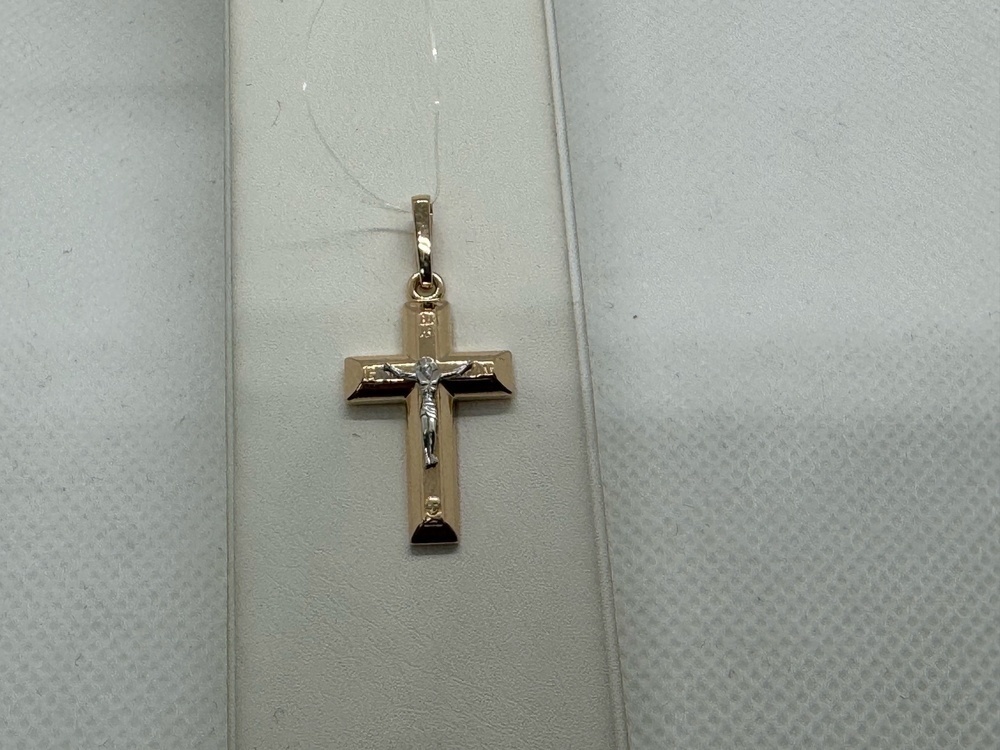 ПОДВЕСКА КРЕСТ без камня (Au 585)