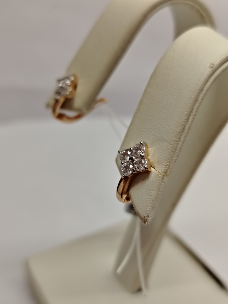 СЕРЬГИ С КАМНЯМИ (Au 585)