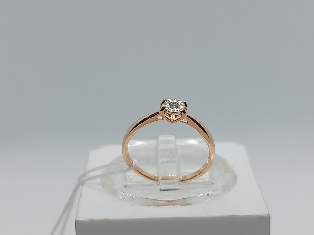 КОЛЬЦО БРИЛЛИАНТ Au 585