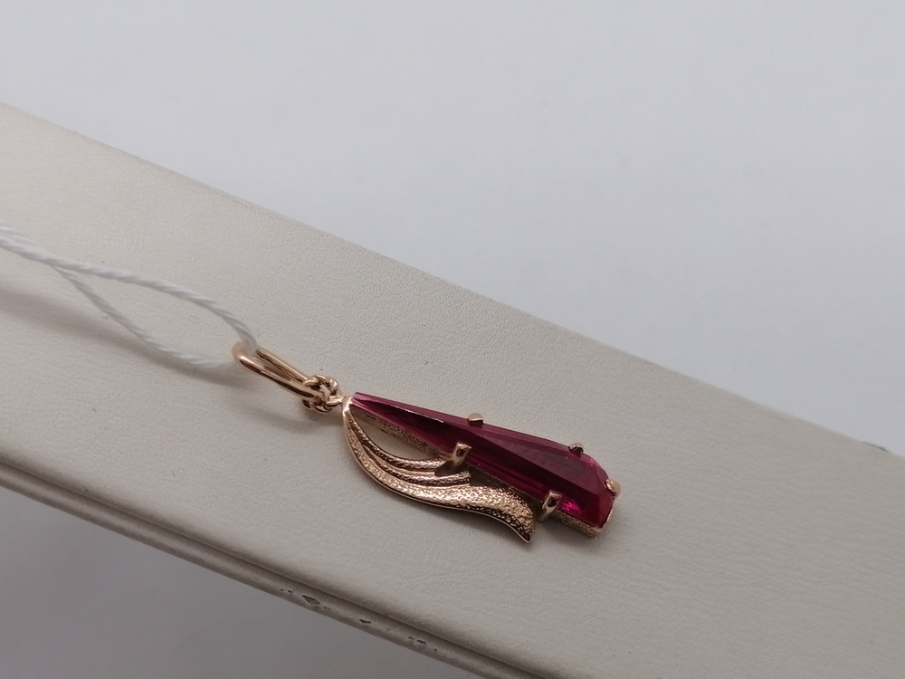 ПОДВЕСКА С КАМНЕМ (Au 585)