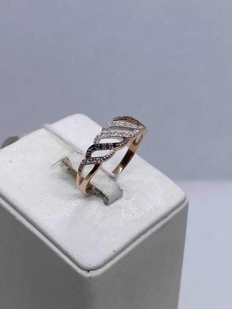 КОЛКМИ585 КОЛЬЦО С КАМНЯМИ (Au 585)