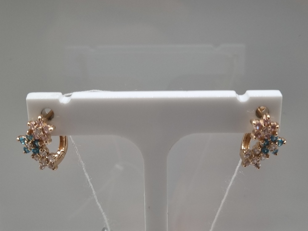 СЕРЬГИ С КАМНЯМИ (Au 585)