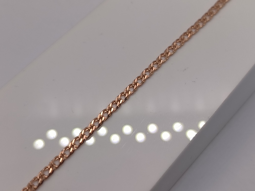 БРАСЛЕТ ПОЛНОВЕСНЫЙ Ромб двойной Au 585