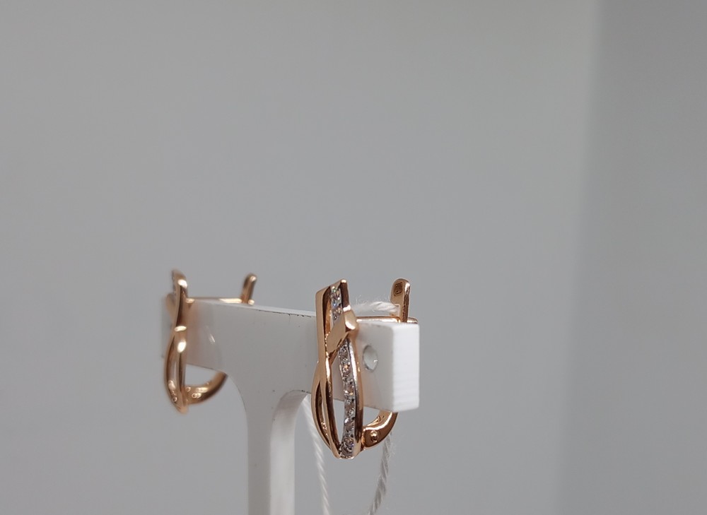 СЕРЬГИ С КАМНЯМИ (Au 585)