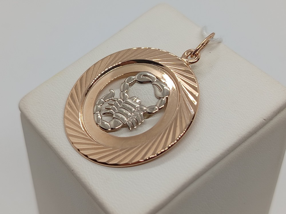 ПОДВЕСКА ЗНАК ЗОДИАКА СКОРПИОН Au 585