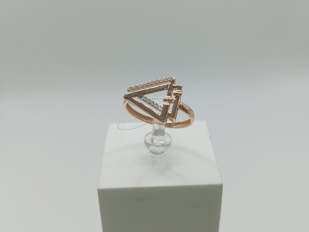 КОЛЬЦО С КАМНЯМИ (Au 585)