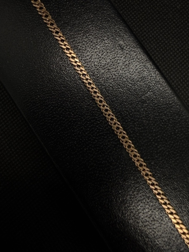 БРАСЛЕТ ПОЛНОВЕСНЫЙ Ромб двойной Au 585