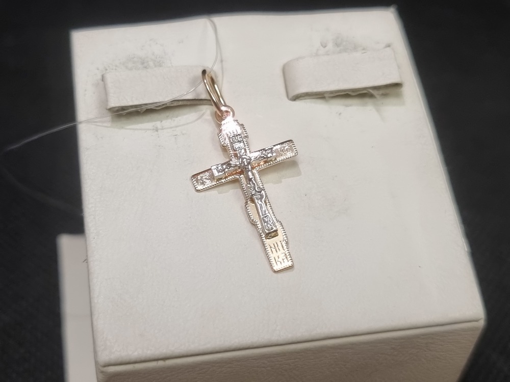 ПОДВЕСКА КРЕСТ (Au 585)