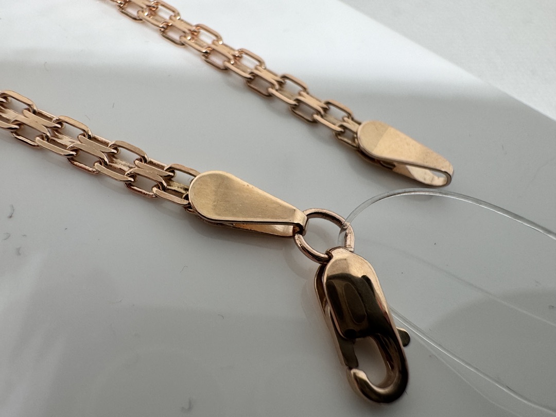 БРАСЛЕТ ПОЛНОВЕСНЫЙ Бисмарк машинный (Au 585)