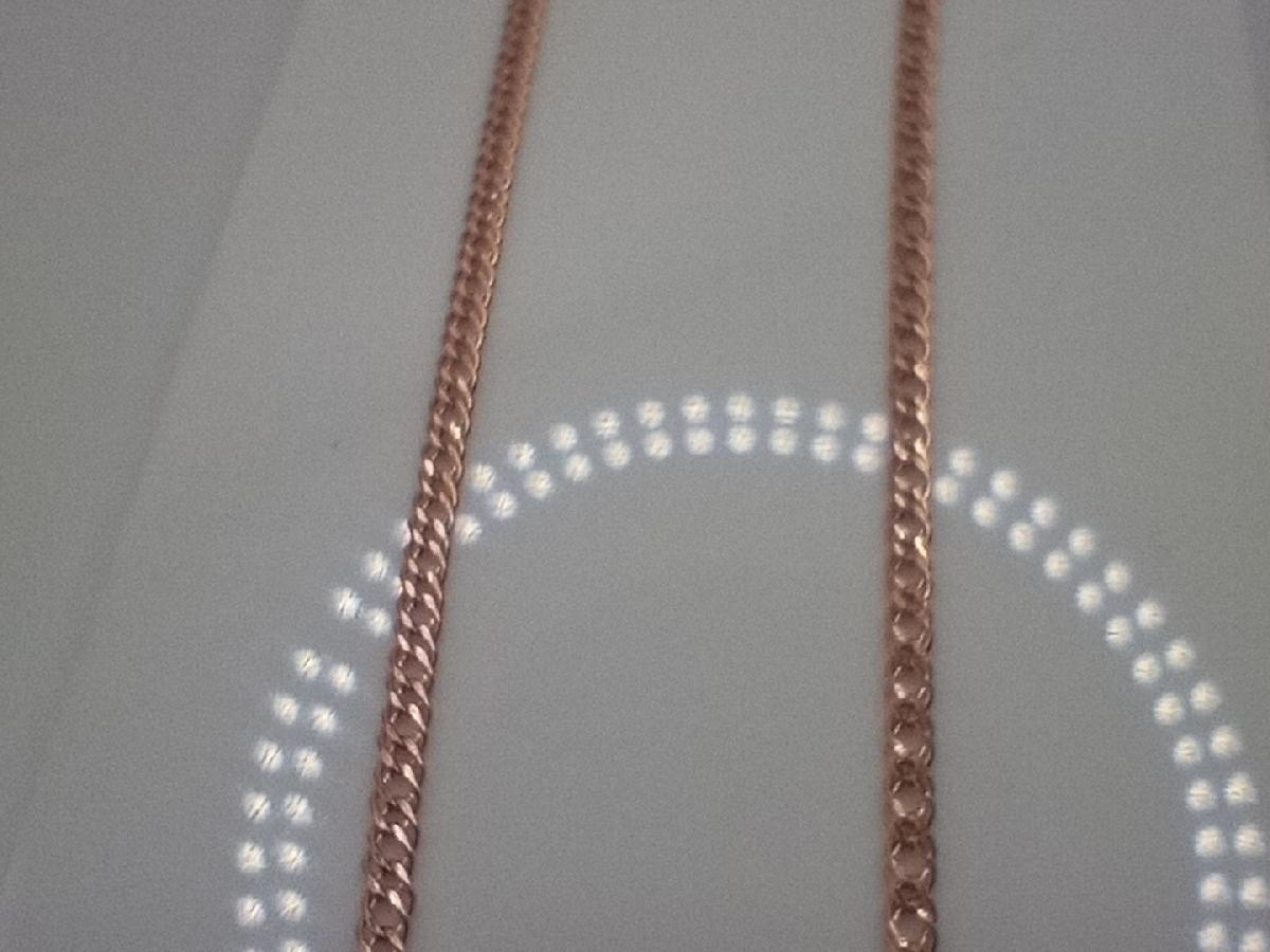 ЦЕПЬ ПУСТОТЕЛАЯ Ромб двойной (Au 585)