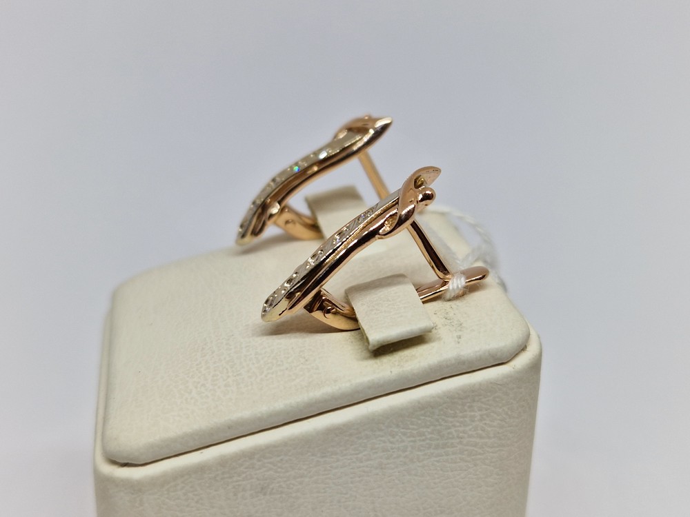 СЕРЬГИ С КАМНЯМИ (Au 585)