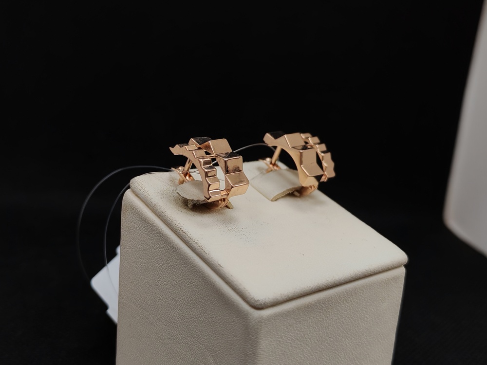 СЕРЬГИ БЕЗ КАМНЯ (Au 585)