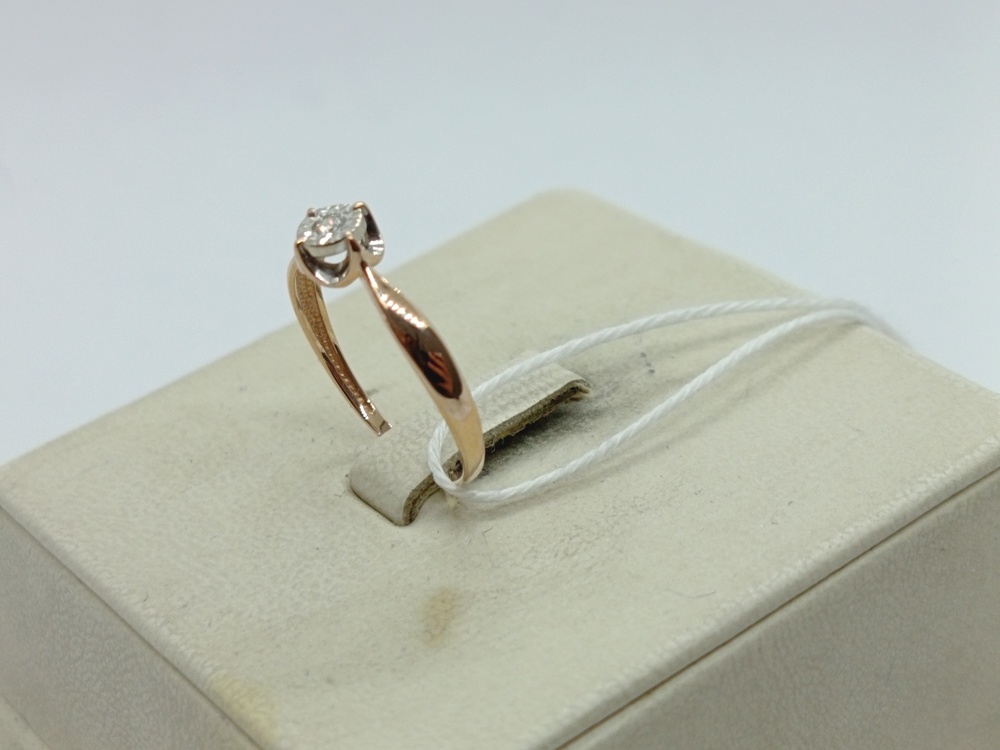 КОЛЬЦО БРИЛЛИАНТ Au 585