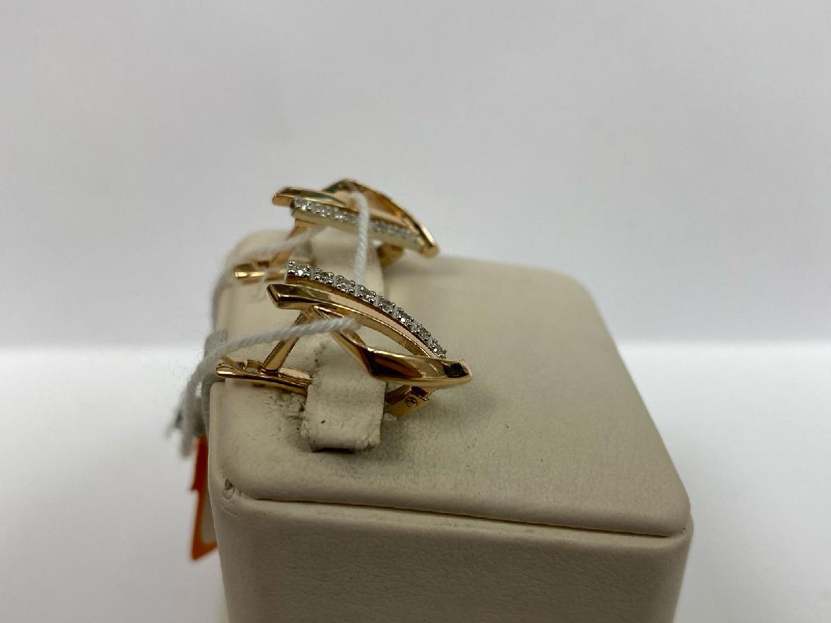 СЕРЬГИ С КАМНЯМИ (Au 585)