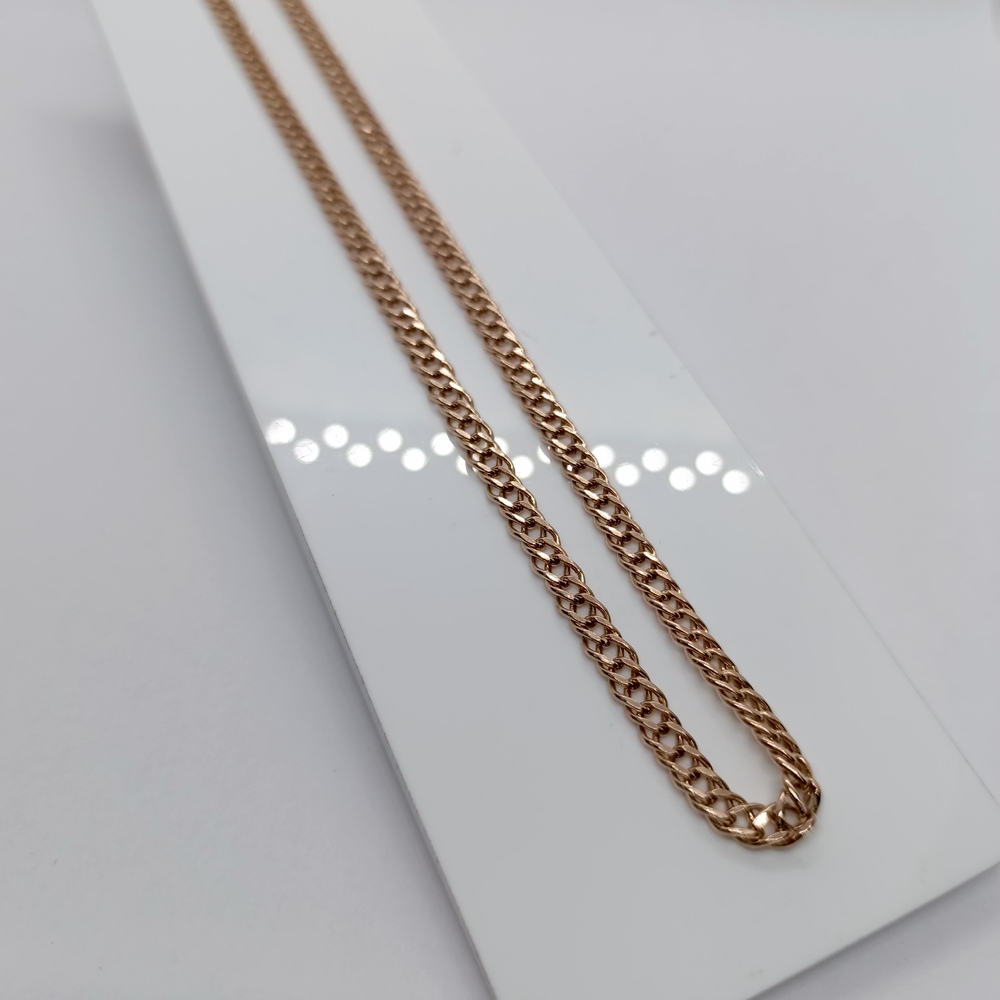 ЦПР2585 ЦЕПЬ ПУСТОТЕЛАЯ Ромб двойной (Au 585)