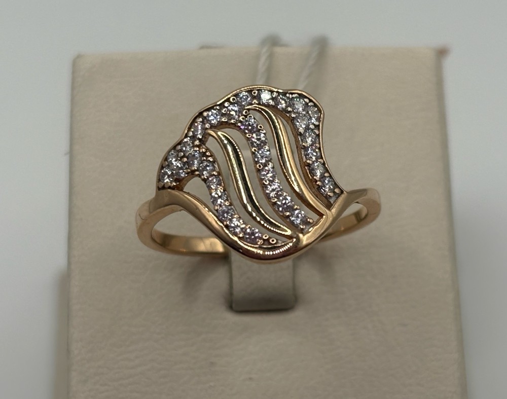 КОЛКМИ585 КОЛЬЦО С КАМНЯМИ (Au 585)