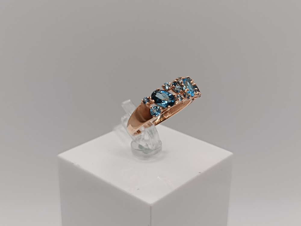 КОЛКМИ585 КОЛЬЦО С КАМНЯМИ (Au 585)