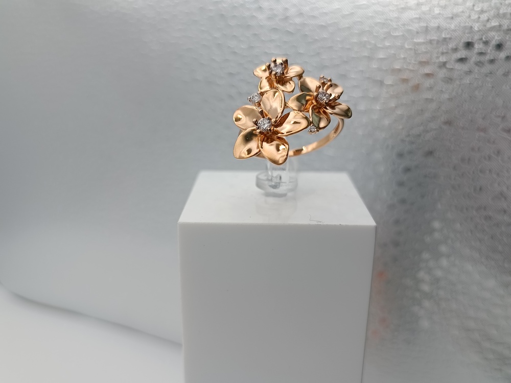 КОЛКМИ585 КОЛЬЦО С КАМНЯМИ (Au 585)