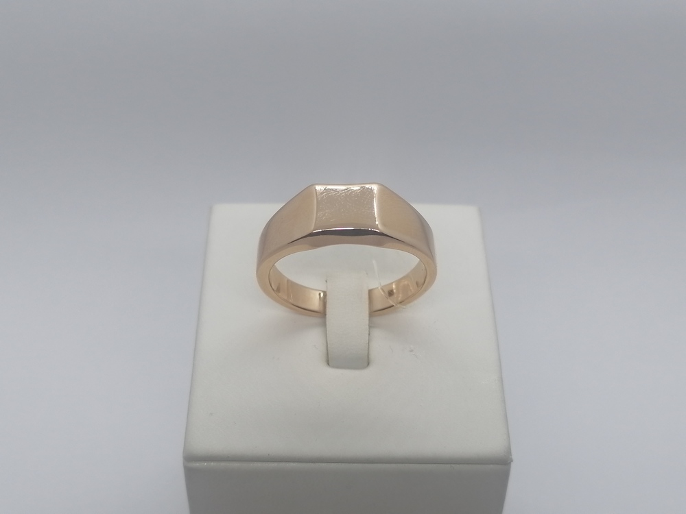 01-0064 КОЛЬЦО ПЕЧАТКА без камня (Au 585)