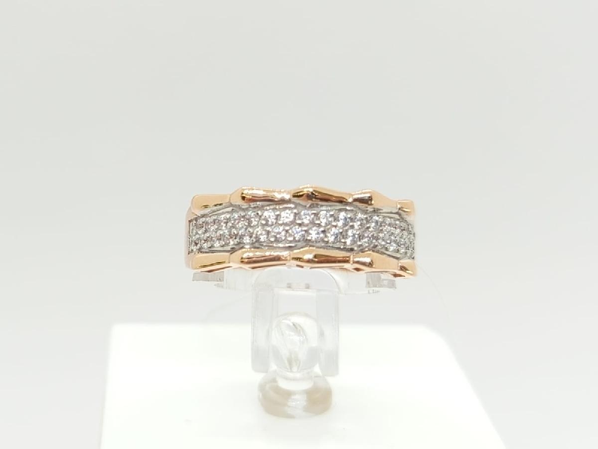 КОЛЬЦО С КАМНЯМИ (Au 585)