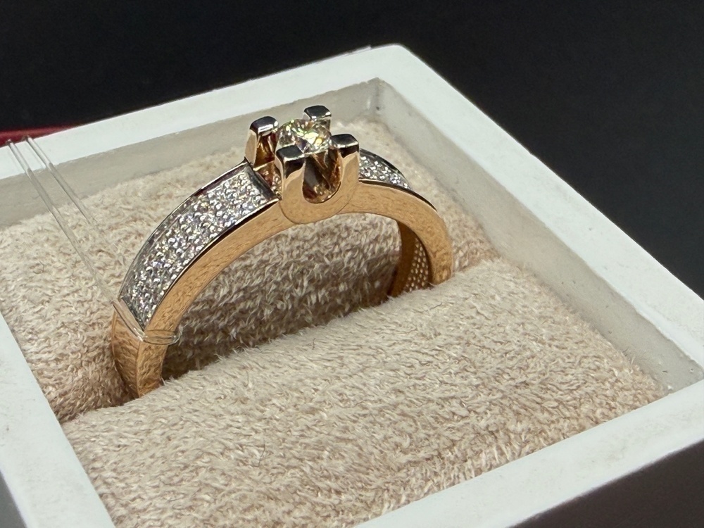 КОЛЬЦО БРИЛЛИАНТ (Au 585)