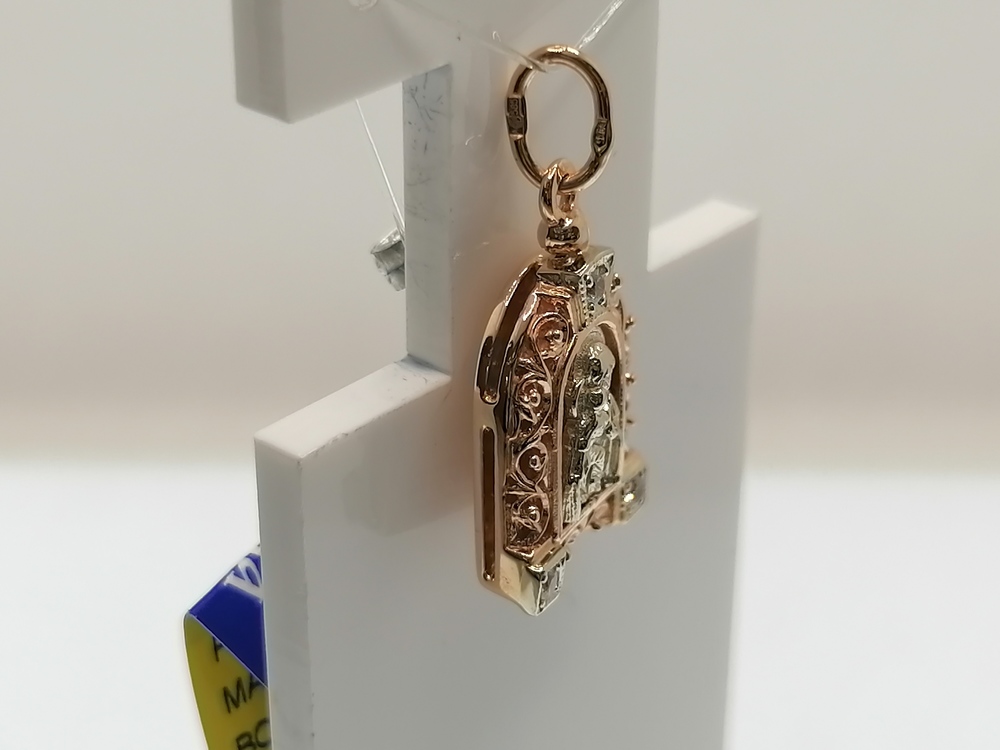 ПОДВЕСКА ИКОНА с камнями (Au 585)