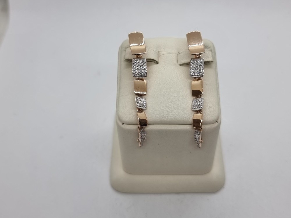 СЕРЬГИ С КАМНЯМИ (Au 585)