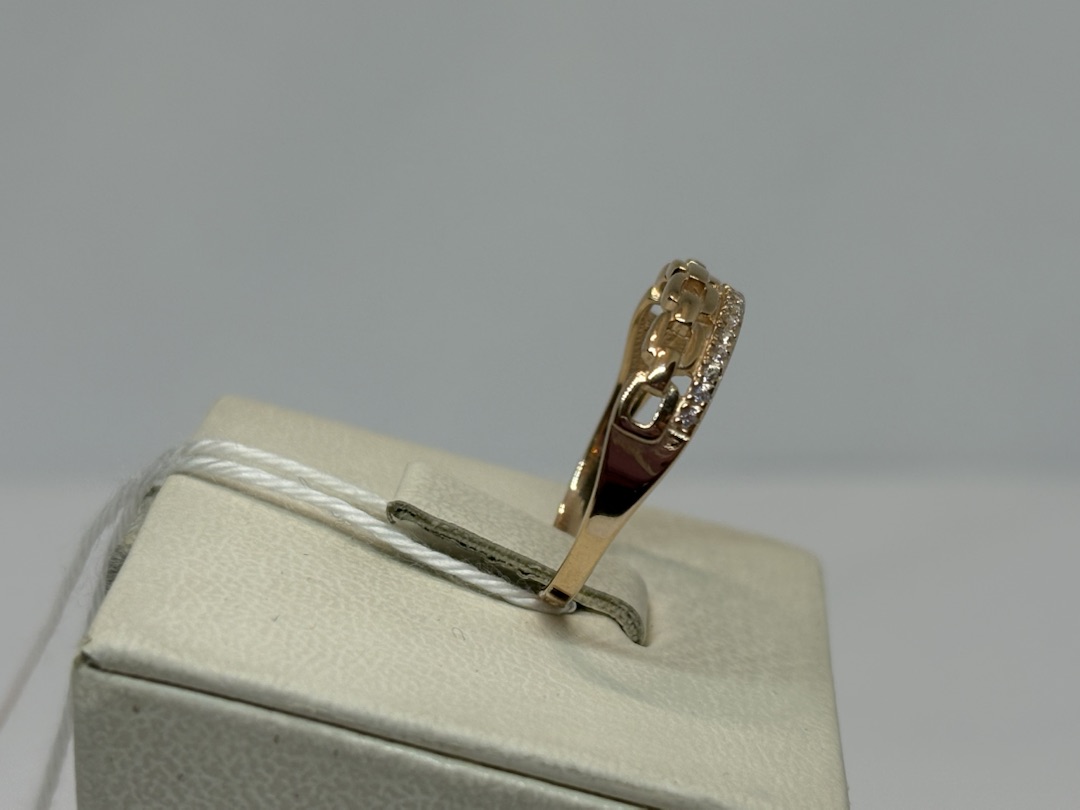 КОЛКМИ585 КОЛЬЦО С КАМНЯМИ (Au 585)