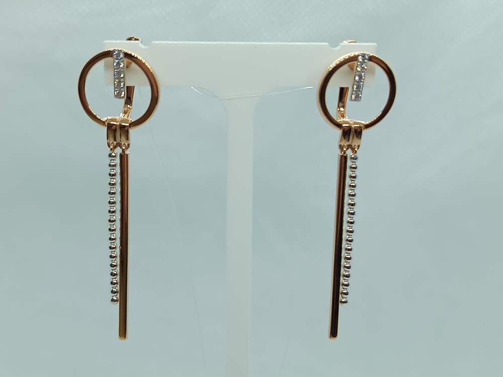 СЕРЬГИ С КАМНЯМИ (Au 585)