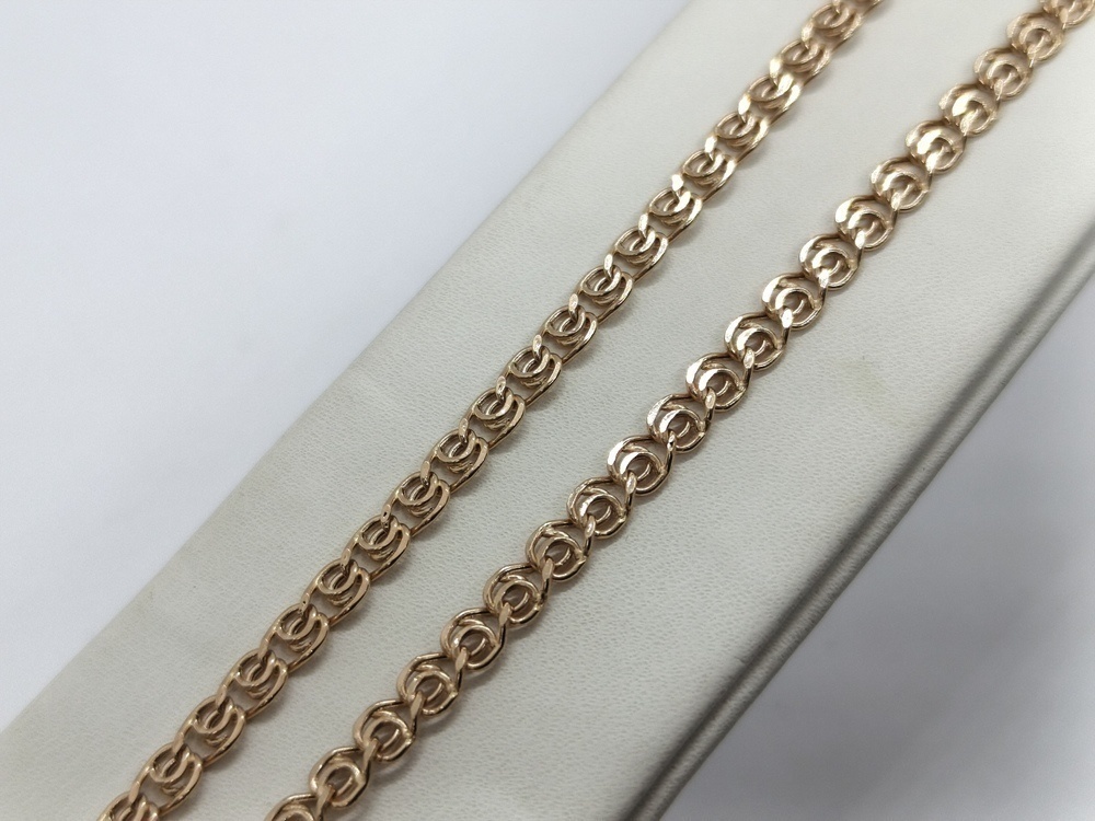 ЦЕПЬ ПУСТОТЕЛАЯ Лав (Au 585)