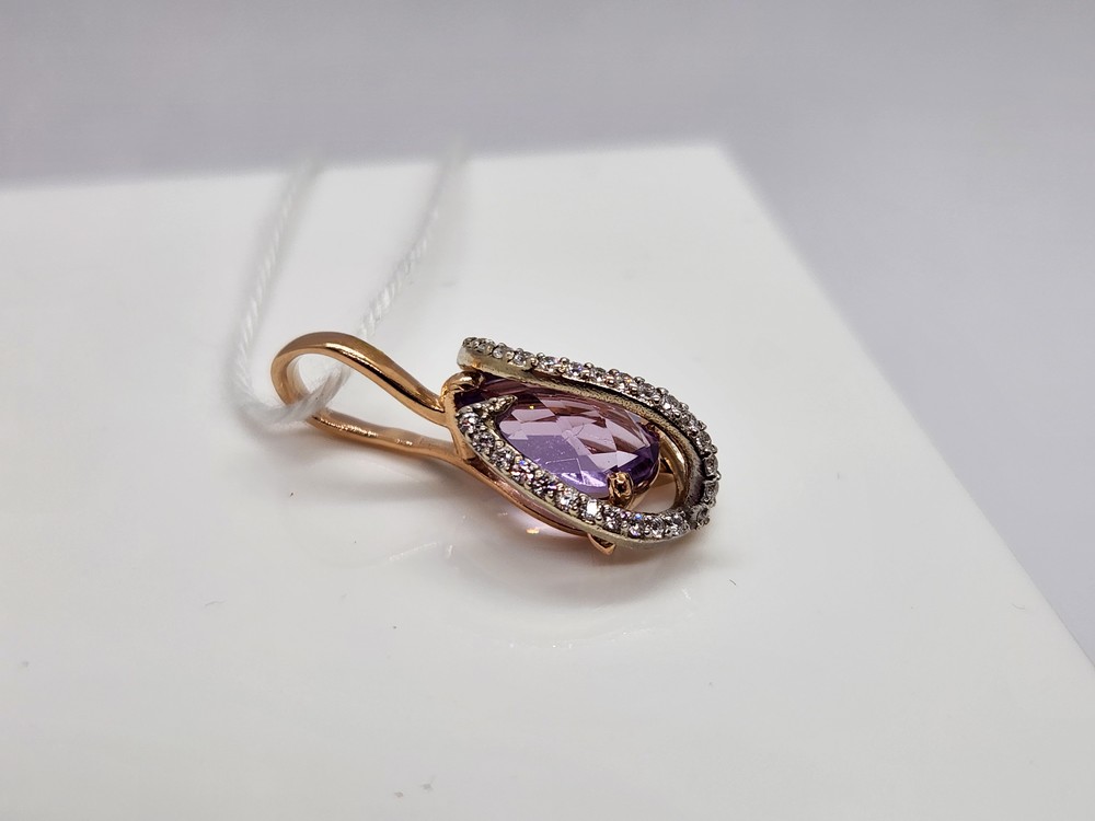 ПОДВЕСКА С КАМНЯМИ (Au 585)