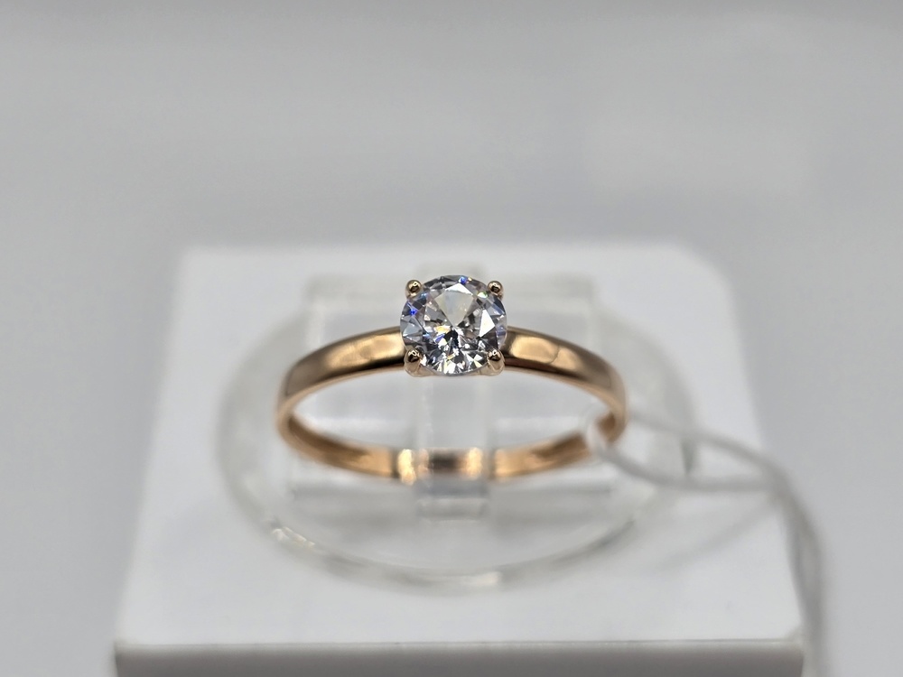 КОЛКМ585 КОЛЬЦО С КАМНЕМ (Au 585)