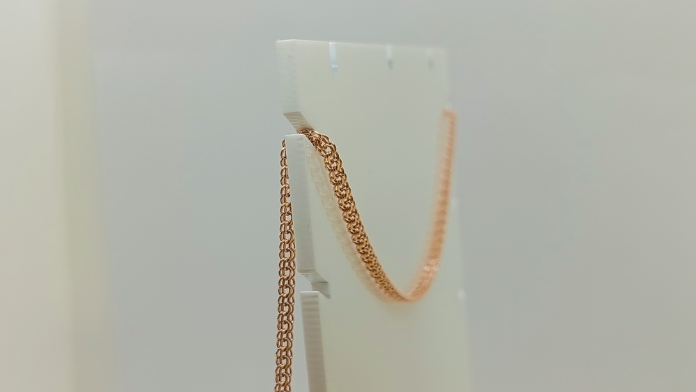 ЦЕПЬ ПУСТОТЕЛАЯ Бисмарк (Au 585)