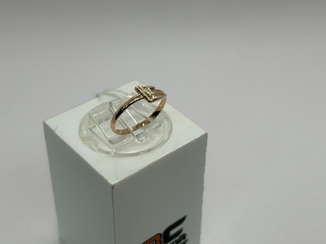 КОЛКМИ585 КОЛЬЦО С КАМНЯМИ (Au 585)