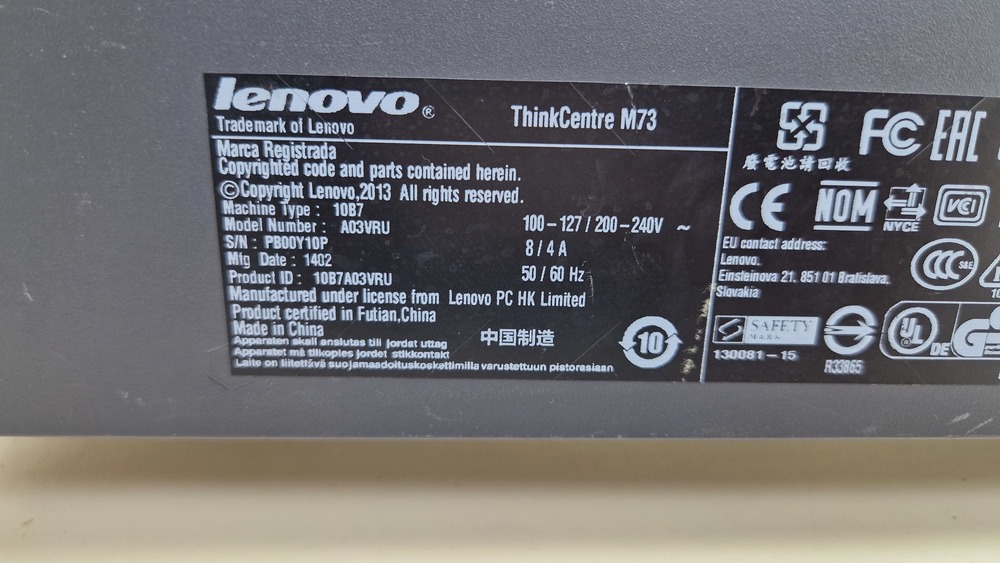 Системный блок Noname; Core i3-4130, AMD Graphics, 4 Гб, 250 Гб, Нет