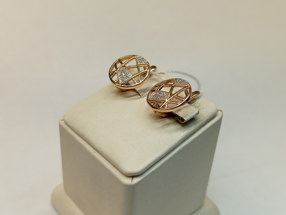 СЕРЬГИ С КАМНЯМИ (Au 585)