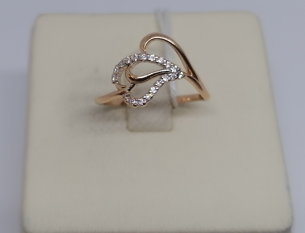 КОЛКМИ585 КОЛЬЦО С КАМНЯМИ (Au 585)