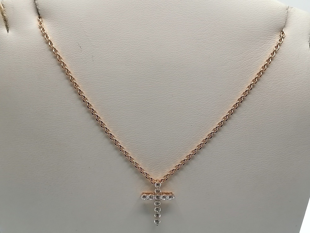 КОЛЬЕ С КАМНЯМИ (Au 585)