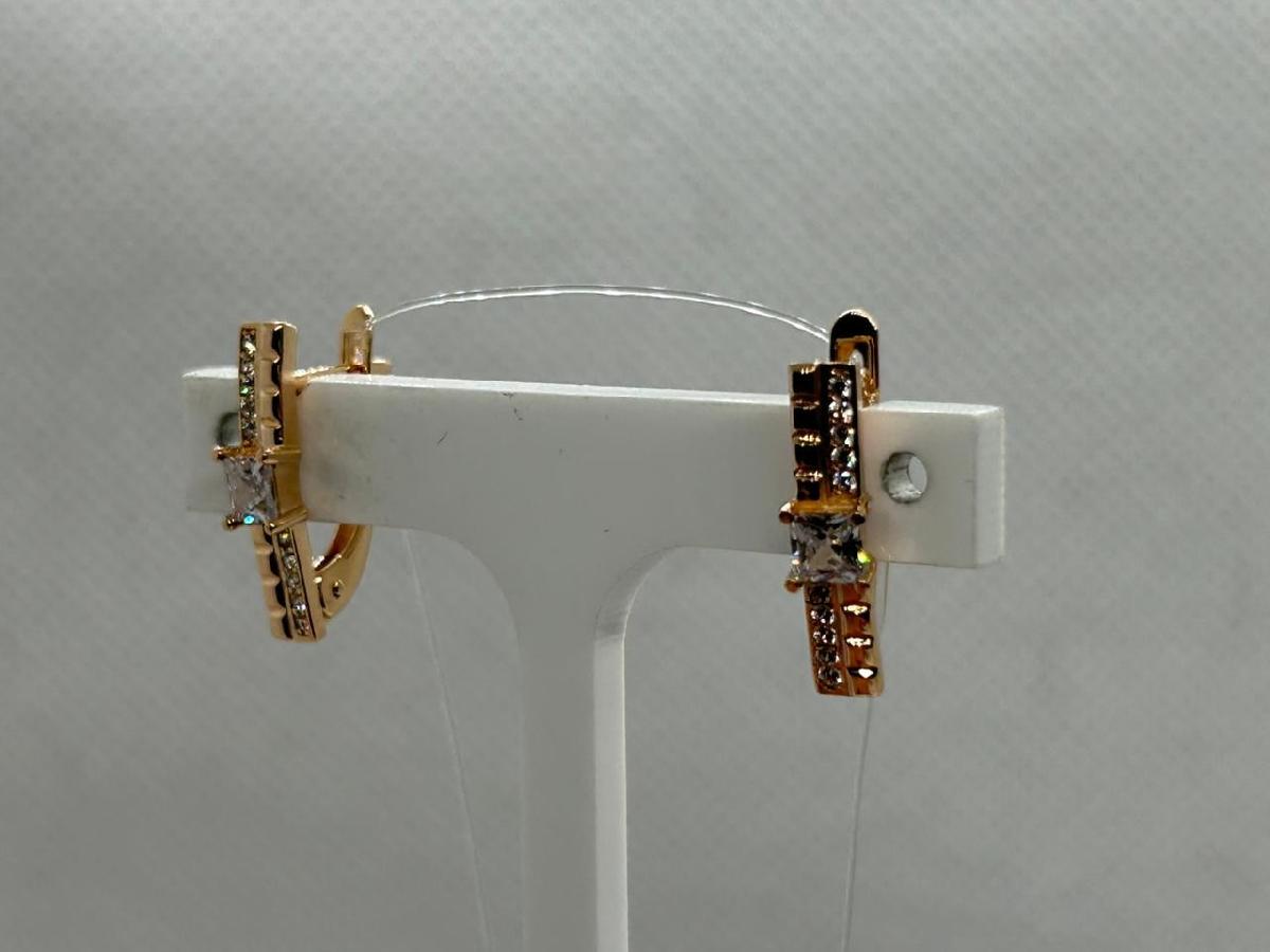 СЕРЬГИ БЕЗ КАМНЯ (Au 585)