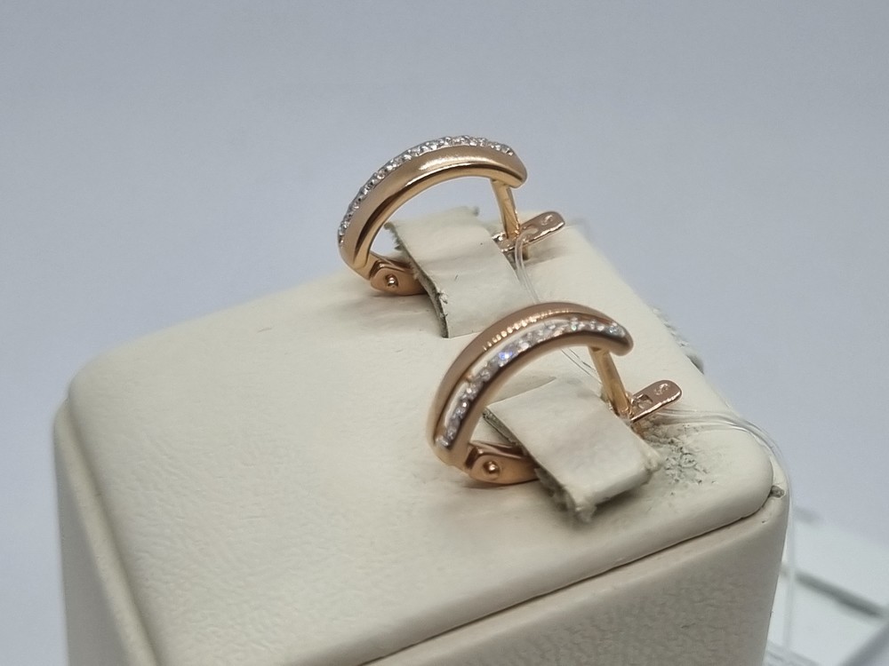 СЕРЬГИ С КАМНЯМИ (Au 585)