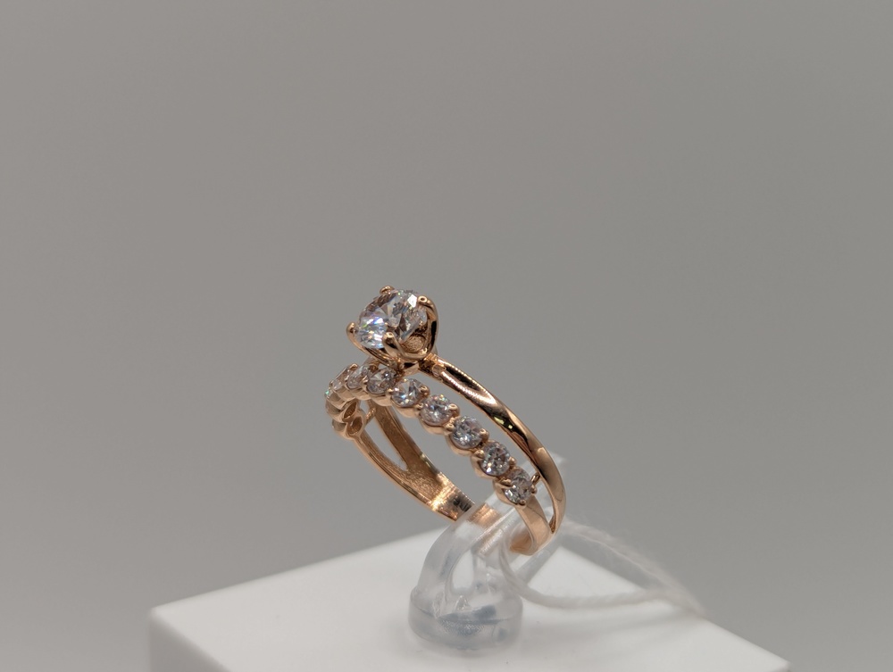 КОЛКМИ585 КОЛЬЦО С КАМНЯМИ (Au 585)