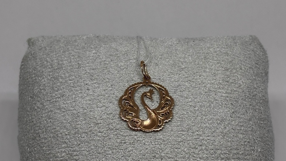 ПОДКМ585 ПОДВЕСКА С КАМНЕМ (Au 585)