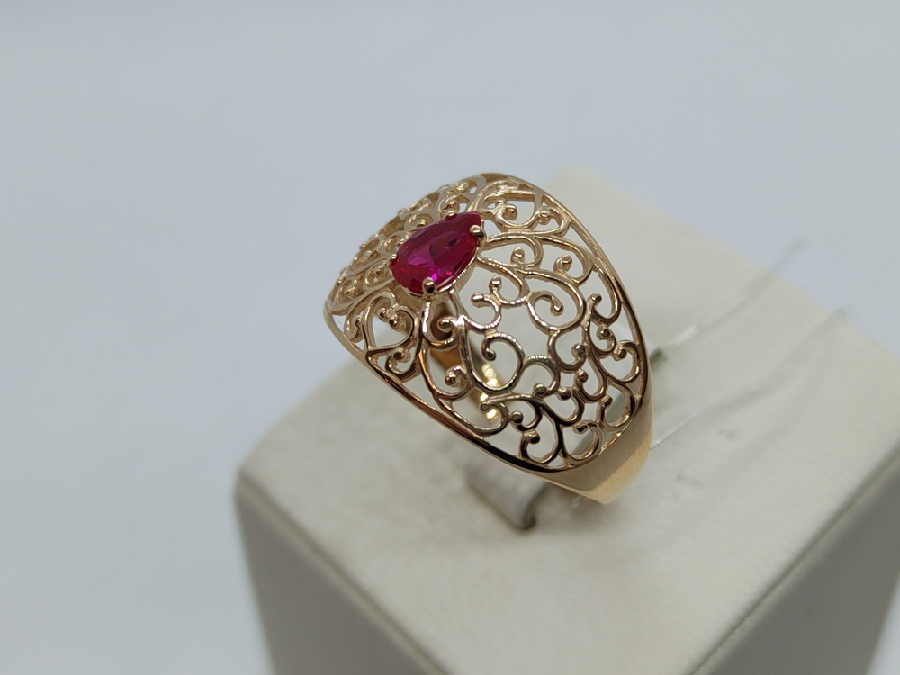 11086с1 КОЛЬЦО С КАМНЕМ (Au 585)