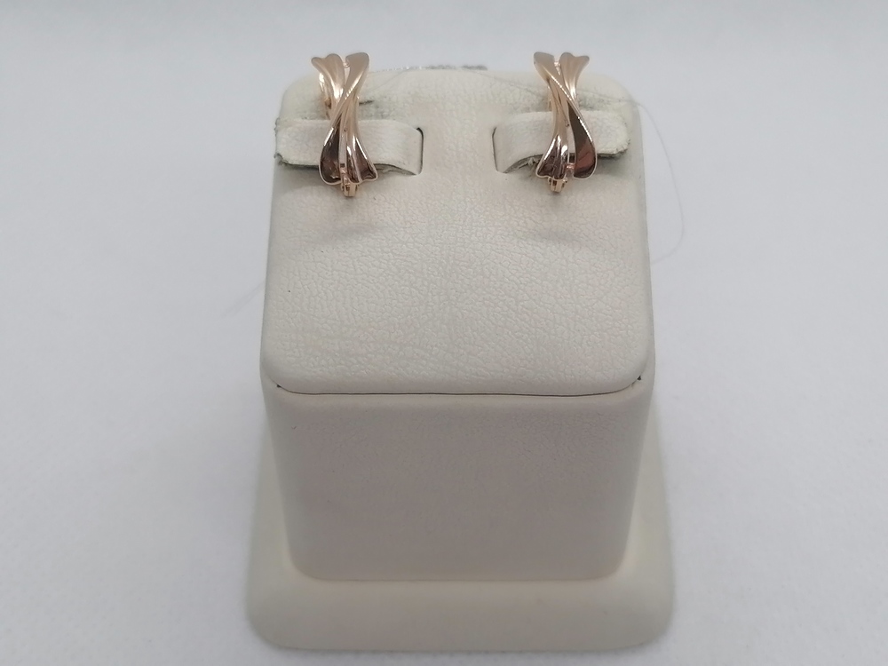 СЕРЬГИ БЕЗ КАМНЯ (Au 585)