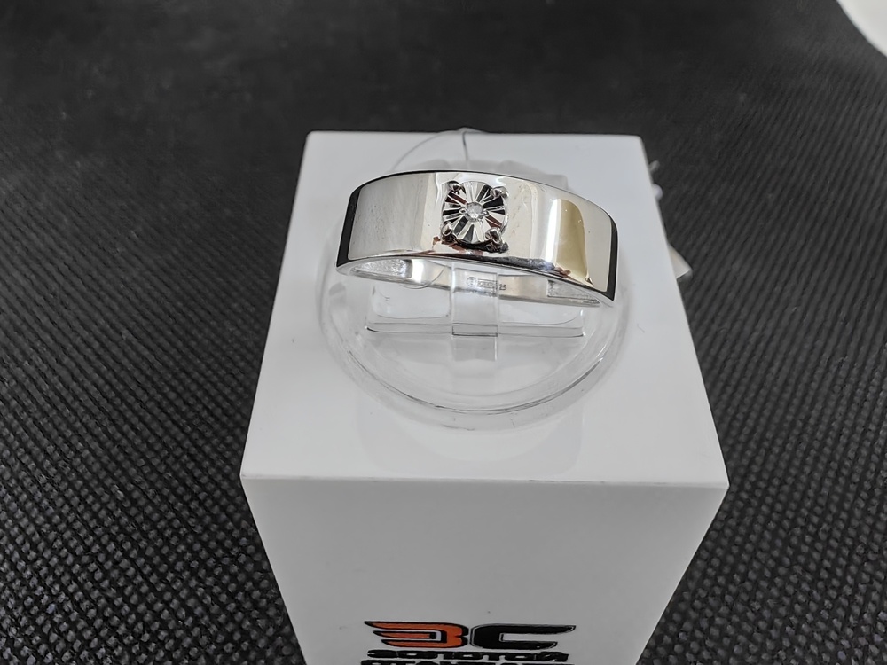 КОЛЬЦО БРИЛЛИАНТ (Ag 925)